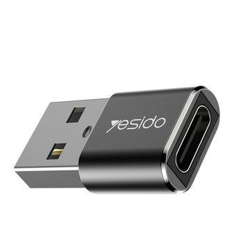 Adattatore da USB-C Femmina a USB-A Maschio per Trasferimento Dati e Ricarica Veloce. GS09