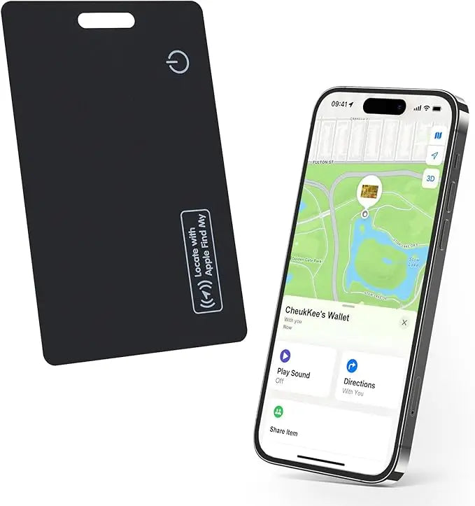 Dispositivo Anti-smarrimento Ultra Slim Ricaricabile Wireless Compatibile con Apple Find My Ideale per Portafoglio Zaino Portachiavi Automezzi Elegante e Sottile 1,7 mm Tracciamento Preciso. smart tracker