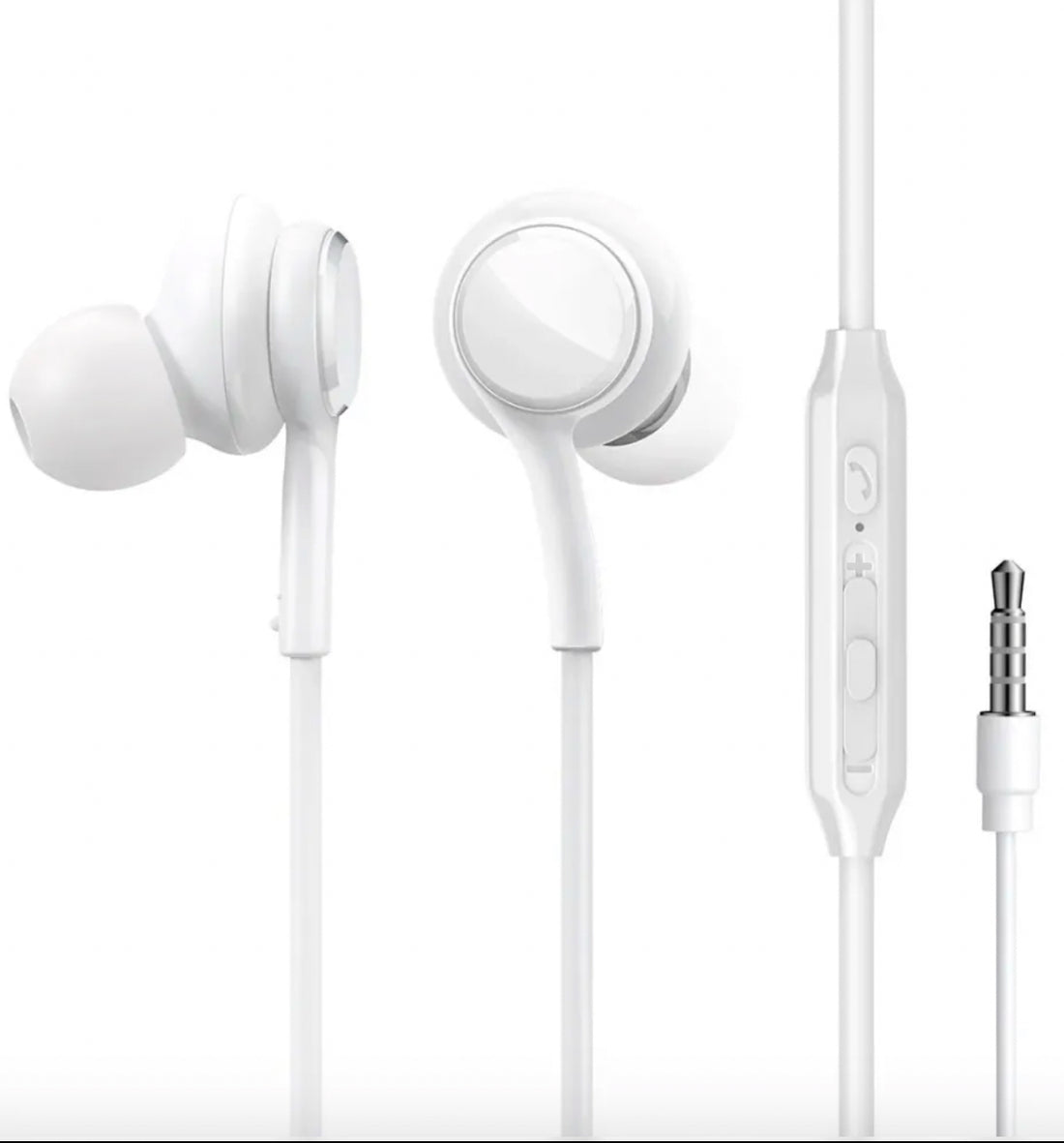Auricolare Cablate JR-EW02 con Jack 3.5mm con Microfono HiFi. Cuffie con cavo.