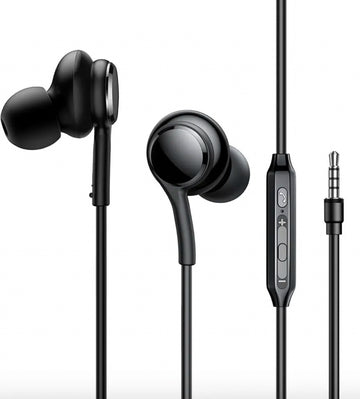 Auricolare Cablate JR-EW02 con Jack 3.5mm con Microfono HiFi. Cuffie con cavo.