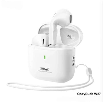 Auricolare Wireless Cuffie Bluetooth 5.4, Piccolo Tascabile con tocco intelligente, Batteria 250mAh per 160 ore di Standby. W27